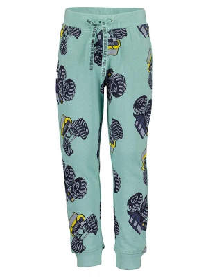 Blue Seven Spodnie dresowe w kolorze granatowo-turkusowym rozmiar: 92