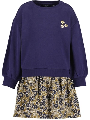 Blue Seven Sukienka dresowa w kolorze granatowo-beżowym rozmiar: 92