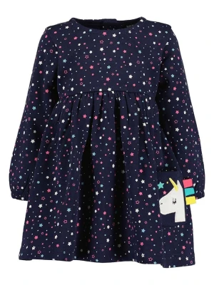 Blue Seven Sukienka dresowa w kolorze granatowym rozmiar: 68