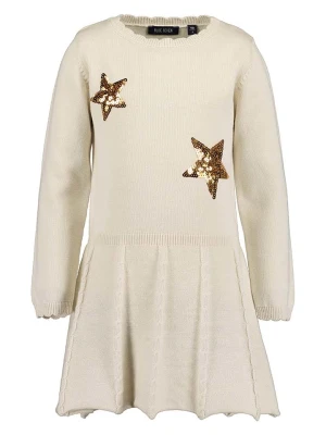 Blue Seven Sukienka dzianinowa w kolorze beżowym rozmiar: 98