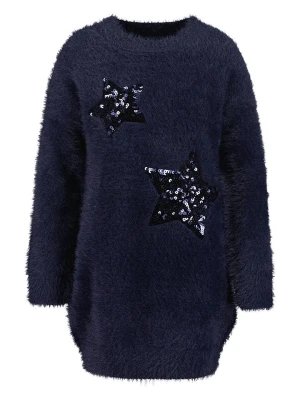Blue Seven Sukienka dzianinowa w kolorze granatowym rozmiar: 104