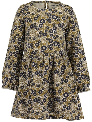 Blue Seven Sukienka w kolorze beżowo-granatowym rozmiar: 122