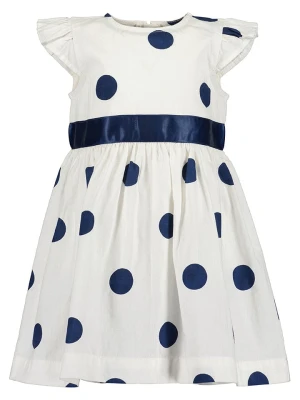 Blue Seven Sukienka w kolorze biało-granatowym rozmiar: 86