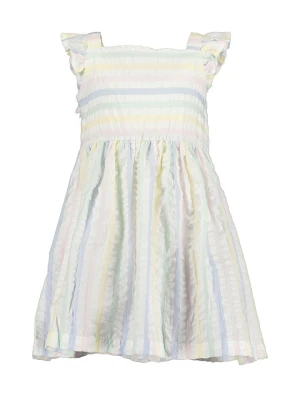 Blue Seven Sukienka w kolorze białym ze wzorem rozmiar: 122