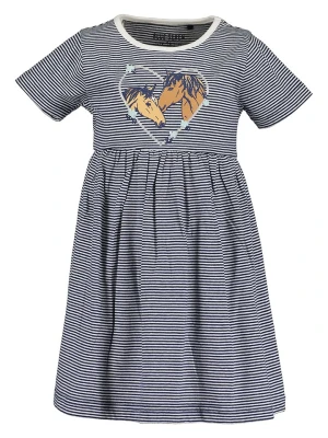 Blue Seven Sukienka w kolorze granatowo-białym rozmiar: 92