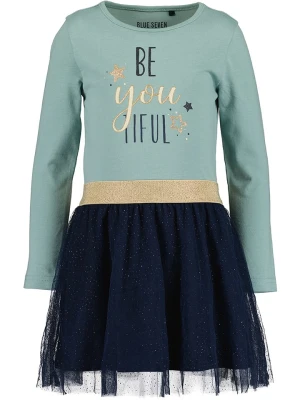 Blue Seven Sukienka w kolorze granatowo-miętowym rozmiar: 92