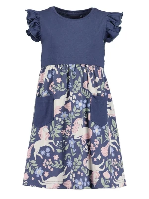 Blue Seven Sukienka w kolorze granatowym ze wzorem rozmiar: 92