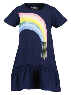 Blue Seven Sukienka w kolorze granatowym ze wzorem rozmiar: 92