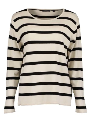 Blue Seven Sweter w kolorze beżowo-czarnym rozmiar: 40