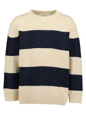 Blue Seven Sweter w kolorze beżowo-granatowym rozmiar: 122