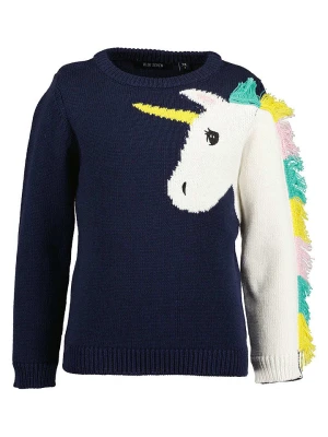 Blue Seven Sweter w kolorze granatowym rozmiar: 92