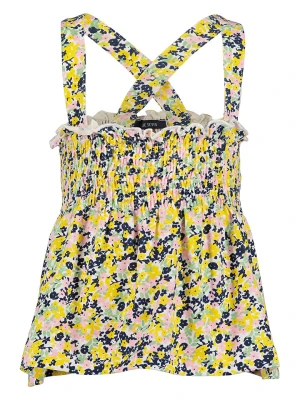 Blue Seven Top w kolorze żółto-kremowym ze wzorem rozmiar: 122