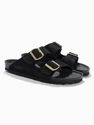 Bluebay Skórzane klapki "Aristote" w kolorze czarnym rozmiar: 37