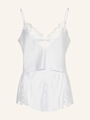 Bluebella Piżama Z Szortami Leonora Z Satyny weiss