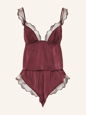 Bluebella Szorty Od Piżamy Marabel Z Satyny rot