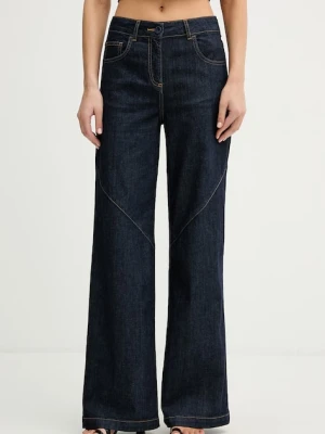 Blugirl Blumarine jeansy wide leg damskie