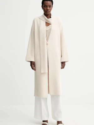 Blugirl Blumarine kardigan damski kolor beżowy lekki RF5234.MA39R