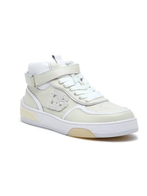 BluGirl Blumarine Skórzane sneakersy WOW 03