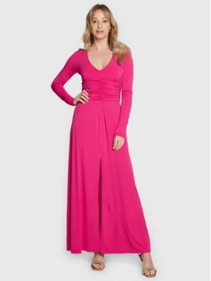 Blugirl Blumarine Sukienka wieczorowa RA3065-J6634 Różowy Slim Fit