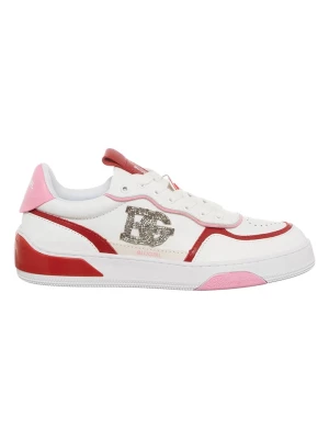 BLUGIRL by Blumarine Sneakersy "Wow" w kolorze biało-czerwonym rozmiar: 35