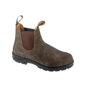 Blundstone Elastic Sided Boot Lined 585-RUSTIC, Unisex, Brązowe, sztyblety, nubuk, rozmiar: 40