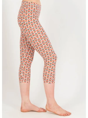 Blutsgeschwister Legginsy "Laune Legs" w kolorze kremowym ze wzorem rozmiar: S