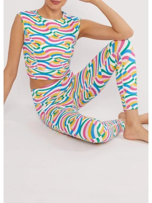 Blutsgeschwister Legginsy sportowe "Ohmm Legshappy" ze wzorem rozmiar: L