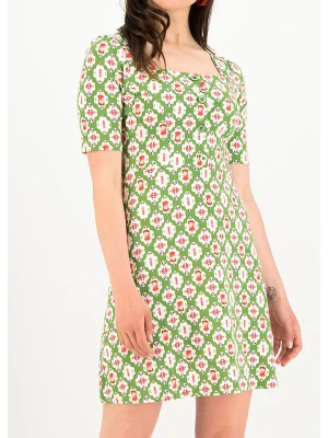 Blutsgeschwister Sukienka "Hip to Be Square" w kolorze zielonym rozmiar: S