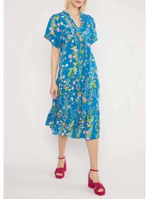 Blutsgeschwister Sukienka "Saint Tropengreek midsummer night's dream" w kolorze niebieskim rozmiar: M