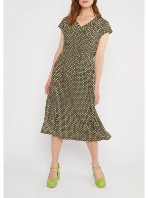 Blutsgeschwister Sukienka "Total Liberty" w kolorze zielono-czarnym rozmiar: XL