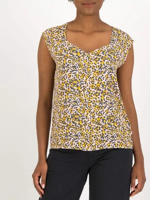 Blutsgeschwister Top "Lighthearted Diamond" w kolorze żółto-brązowo-jasnoróżowym rozmiar: XS