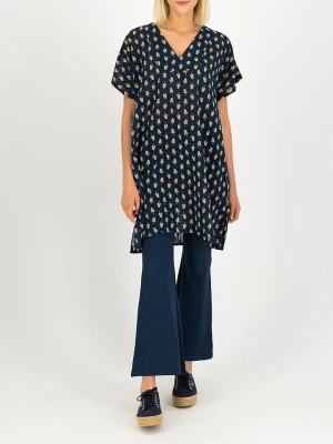 Blutsgeschwister Tunika "Tschintschin" w kolorze czarnym ze wzorem rozmiar: S