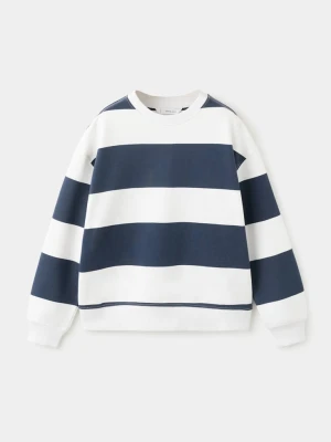Zdjęcie produktu Bluza 100% bawełny w paski granatowy - Dzieci - lata - MANGO KIDS