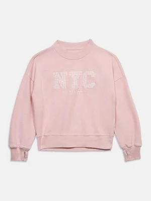 Bluza Abercrombie & Fitch jasnoróżowy