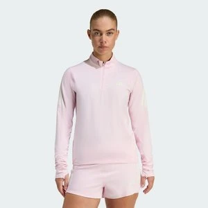 Bluza adi365 Iconic Running 1 / 2 Zip Adidas Clear Pink