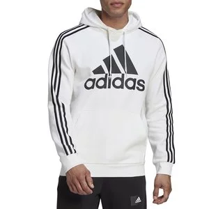 Bluza adidas Essentials Fleece 3-Stripes Logo Hoodie HL2238 - biała