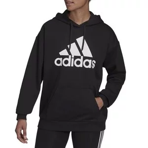 Bluza adidas Essentials Logo Boyfriend Fleece Hoodie HD1756 - czarne