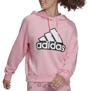 Bluza adidas Essentials Outlined Logo Hoodie HC9174 - różowa