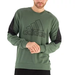 Bluza adidas FI BOS Crew HJ9934 - zielona