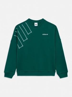 Bluza adidas Originals ciemnozielony