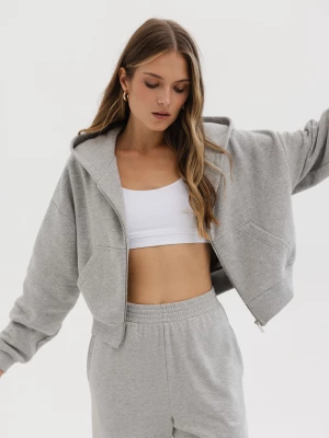 BLUZA AGA SZARY MELANŻ M - Flawless