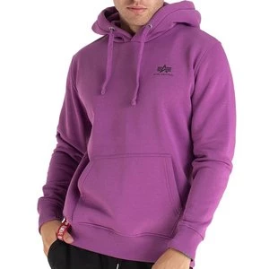 Bluza Alpha Industries Basic Hoody Small Logo 196318677 - fioletowa