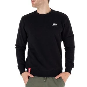 Bluza Alpha Industries Basic Sweater Small Logo 18830703 - czarna