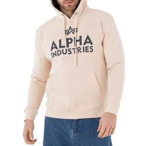 Bluza Alpha Industries Foam Print Hoodie 143302578 - beżowa