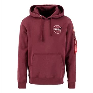 Bluza Alpha Industries Space Shuttle Hoody 178317184 - bordowa