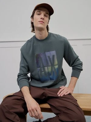 Bluza Armani Exchange zieleń butelkowa