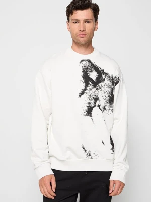 Bluza Armani Exchange mleczny