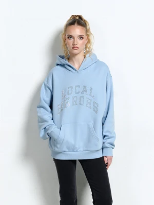 Bluza aura rhinestones powder blue Local Heroes
