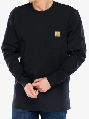 Bluza bez kaptura Carhartt Workwear Pocket T-Shirt L/S - black