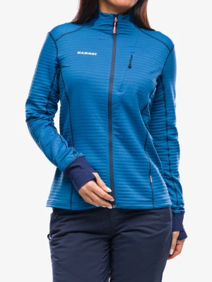 Bluza bez kaptura damska Mammut Taiss Light ML Jacket - deep ice/marine